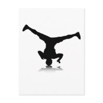 Breakdancer (spin) post card