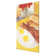 Breakfast 2 stretched canvas print