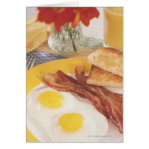 Breakfast 2 greeting card