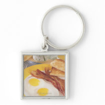 Breakfast 2 key chain