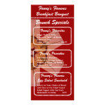 Breakfast Banquet Brunch Menu Rack Card