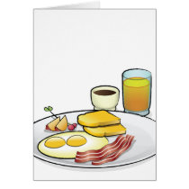 Breakfast Greeting Cards