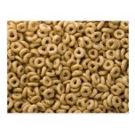 Breakfast Cereal rings postcards