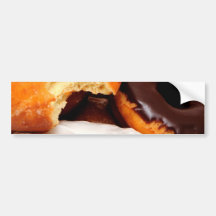 Breakfast Doughnut Bumper Sticker