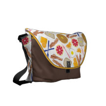 Breakfast Foods Messenger Bag
