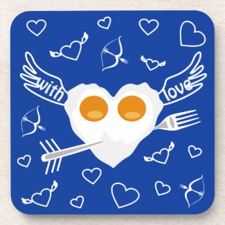 Breakfast for Lovers Cork Coaster corkcoaster