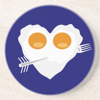 Breakfast for Lovers Custom Coaster coaster