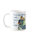 Breakfast in Bed 11 oz. Mug by TotallyRetro Breakfast in Bed 11 oz. Mug