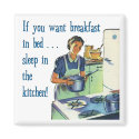 Breakfast in Bed Magnet by TotallyRetro Breakfast in Bed Magnet