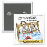 Breakfast Lincoln Funny Gifts, Tees, & Cards buttons