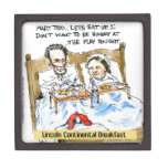 Breakfast Lincoln Funny Gifts, Tees, & Cards premium gift boxes