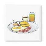 Breakfast Refrigerator Magnet