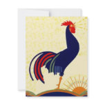 Breakfast meet-up Social Rooster Party Invitation
