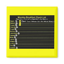 Breakfast Menu Magnet by DoviGirl2008 Breakfast Menu Magnet