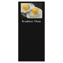 BREAKFAST MENU RACK CARD: EGGS: ARTWORK rack cards by joyart BREAKFAST MENU RACK CARD: EGGS: ARTWORK rack cards
