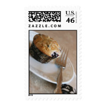 Breakfast Muffin Postage Stamp