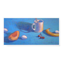 breakfast on blue posters by woodyart breakfast on blue posters