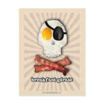 Breakfast Pirate... Post Cards
