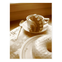 breakfast post card