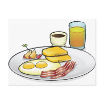 Breakfast Post Card