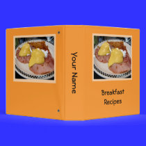 Breakfast Recipes binders
