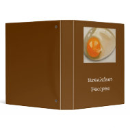 BREAKFAST RECIPES: BINDER: EGG: REALISM ART binder