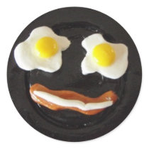 Breakfast Silly Face stickers by GretchenM90 Breakfast Silly Face stickers