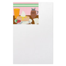 Breakfast stationery