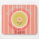 Breakfast Time - Bagel Mousepad