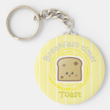 Breakfast Time - Toast Key Chains