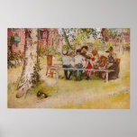 Breakfast Under the Big Birch by Carl Larsson Print