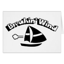 Breakin' Wind Greeting Card