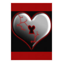 Breaking Heart Custom Announcements