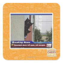 Breaking News 2 Square Stickers