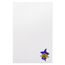 breaking out witch personalized stationery