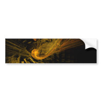 Breaking Point Abstract Art Bumper Sticker