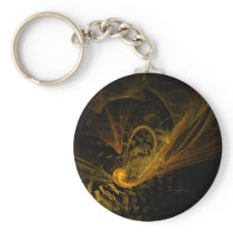 Breaking Point Abstract Art Keychain