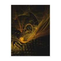 Breaking Point Abstract Art Postcard