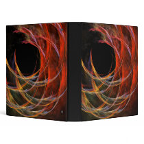 Breaking the Circle Abstract Art Binder