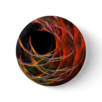 Breaking the Circle Abstract Art Button (round)