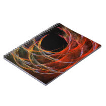 Breaking the Circle Abstract Art Notebook