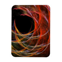 Breaking the Circle Abstract Art Premium Magnet