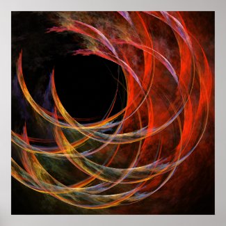 Breaking the Circle Abstract Art Print