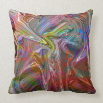 Breaking Through Throw Pillows