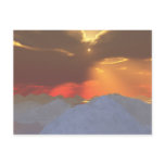 breaking thru postcard