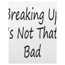 Breaking Up Is Not That Bad Letterhead Design