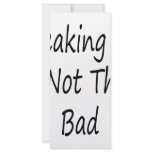 Breaking Up Is Not That Bad Custom Rack Card