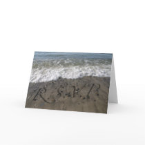 Breaking Wave RSVP Greeting Card