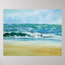 Breaking Waves Poster
