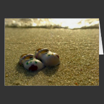Breaktime - Doll shoes at the beach Close up cards